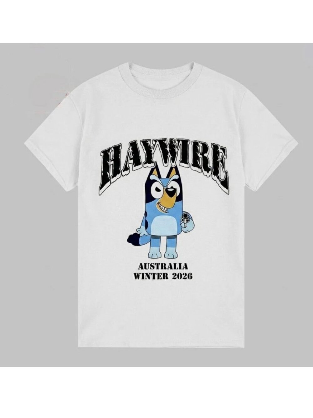 Haywire Australia Winter Tour 2026 Bluey Graphic T-Shirt